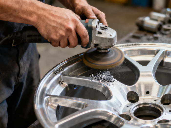 轮毂打磨的死角与过磨难题何解？领航三大核心技术给出柔性智造答案